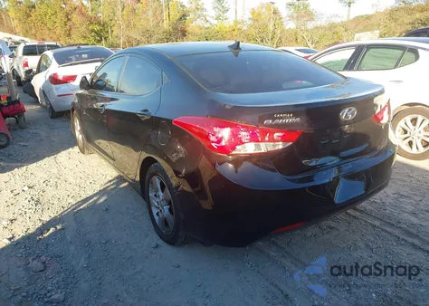 2013 Hyundai Elantra Gls из США, поврежденный, VIN 5NPDH4AE1DH413582